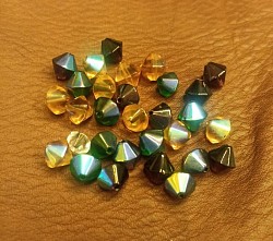 Szklane kryształki bicone