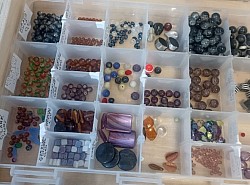 Szklane koraliki na sztuki