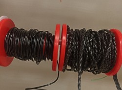 Rzemień skórzany czarny gładki i pleciony