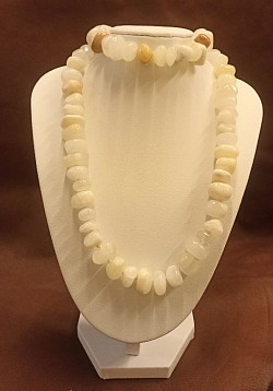 Naszyjnik i bransoletka z jadeitu